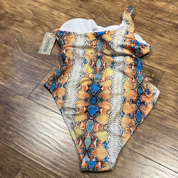 SHEKINI Women's One Shoulder Bandage Bathing Suits Cutout Swimsuit Monok… - Picture 12 of 12